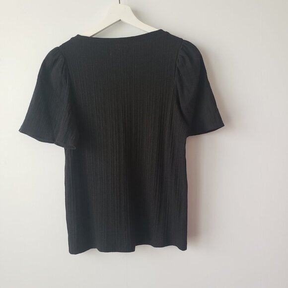 madewell Flutter-Sleeve Weavemix Ribbed Top size XS - Picture 2 of 6